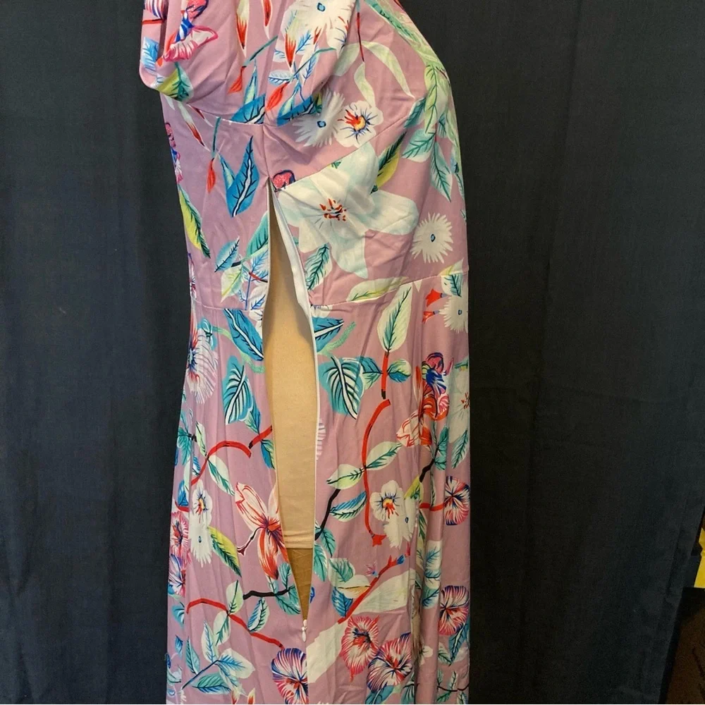 Kaimilan Floral Long Sleeved Faux Wrap Maxi Dress | Kentucky Derby - Picture 5 of 13